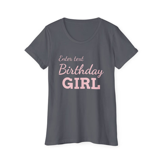 Birthday Girl Organic T-Shirt, Eco-Friendly Tee