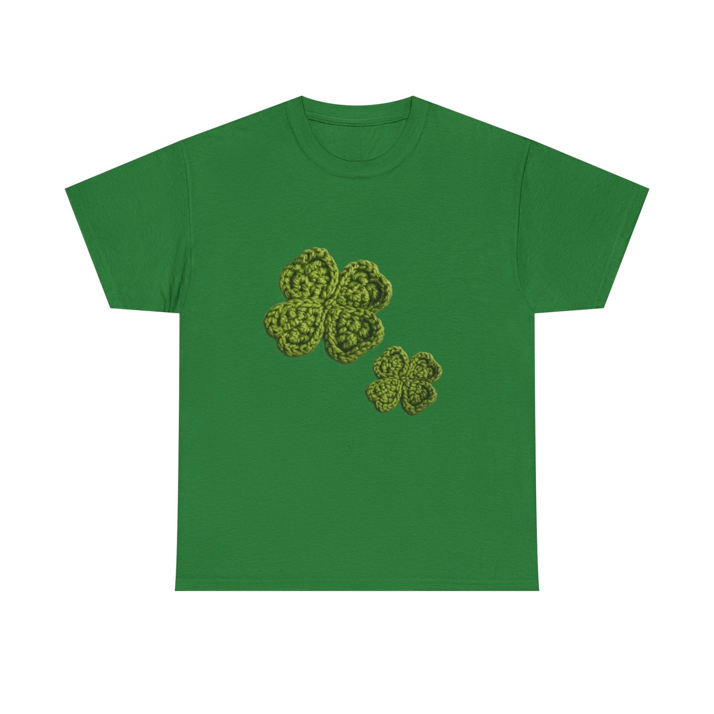 Clover Crochet Tee — Green Shamrock St. Patrick's Day T-Shirt