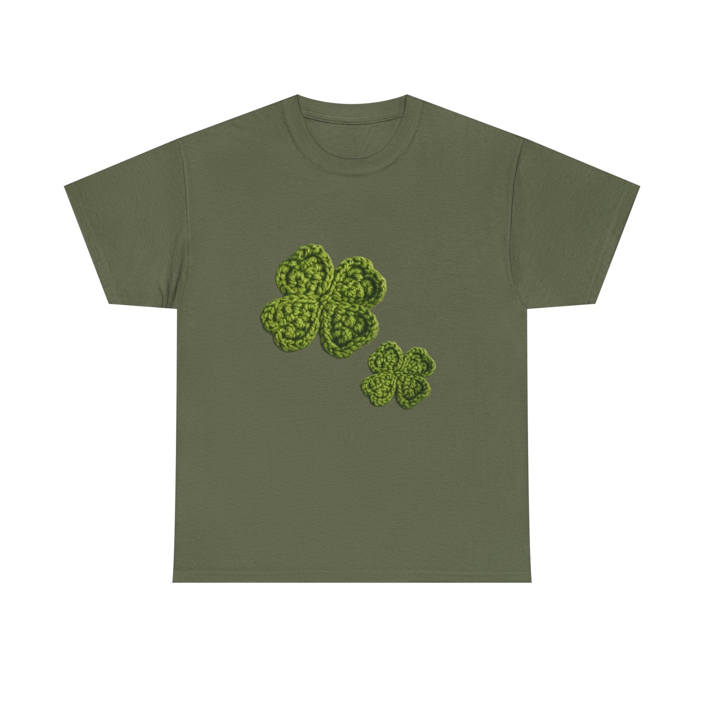 Clover Crochet Tee — Green Shamrock St. Patrick's Day T-Shirt