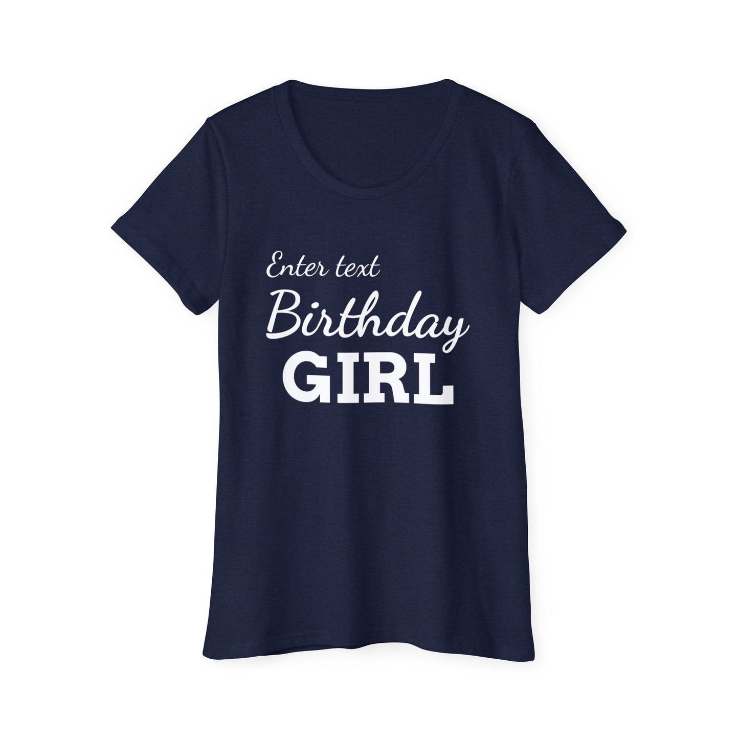 Birthday Girl Organic T-Shirt, Eco-Friendly Tee