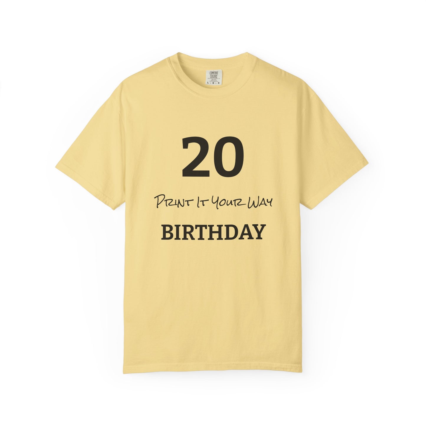 Birthday Custom T-Shirt — Birthday Gift Tee for Dad