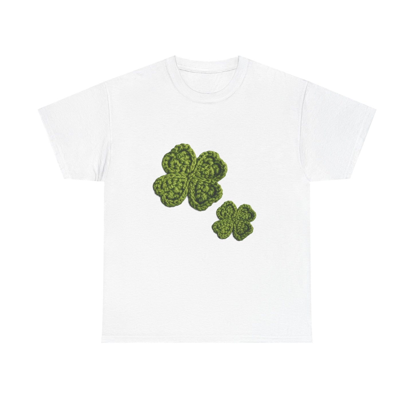 Clover Crochet Tee — Green Shamrock St. Patrick's Day T-Shirt