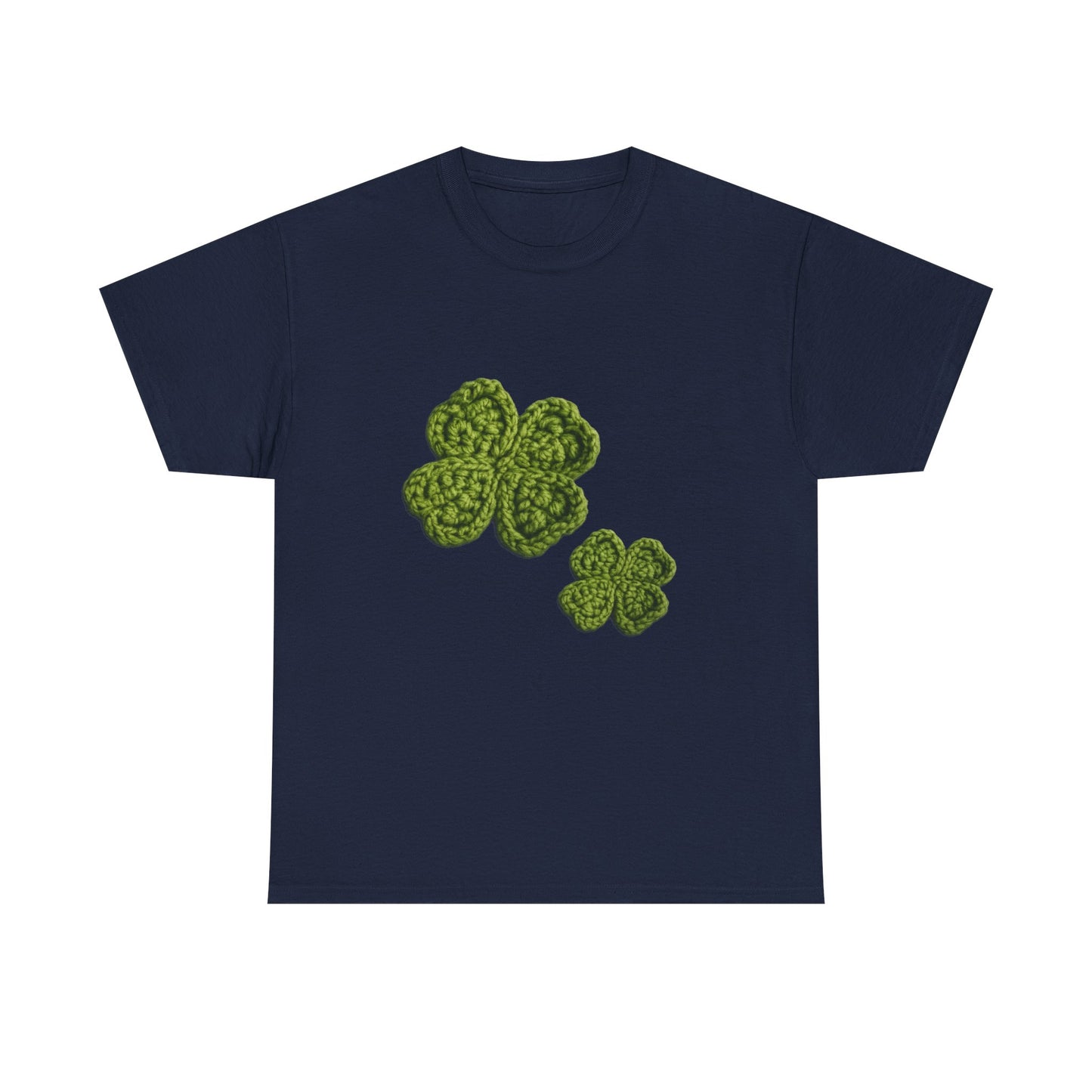 Clover Crochet Tee — Green Shamrock St. Patrick's Day T-Shirt