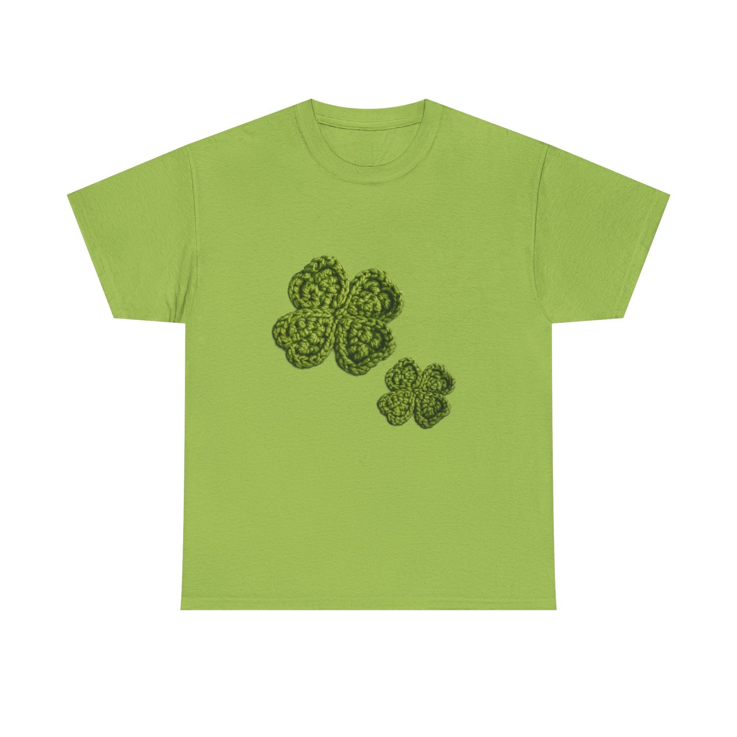 Clover Crochet Tee — Green Shamrock St. Patrick's Day T-Shirt