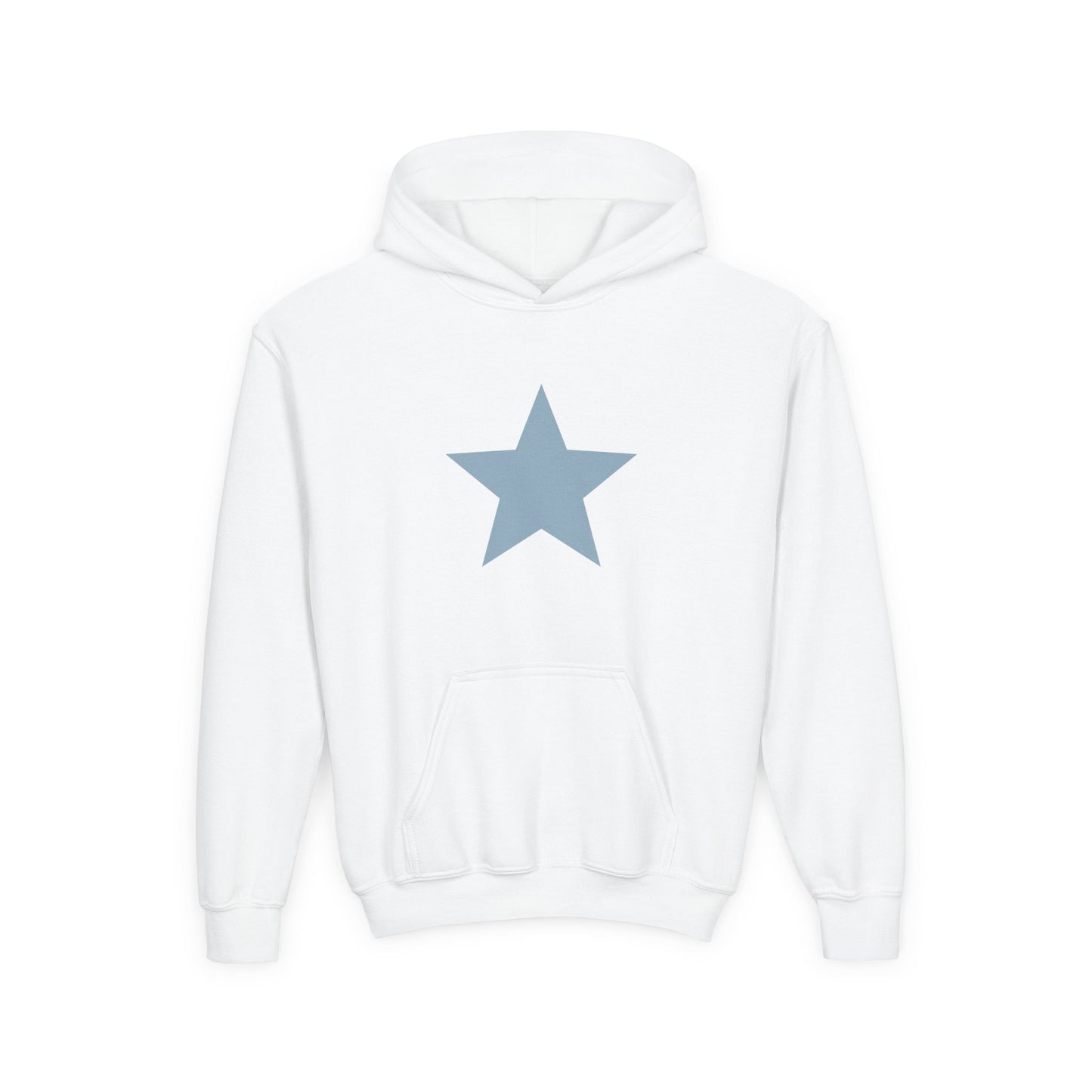 Youth Star Print Hooded Sweatshirt