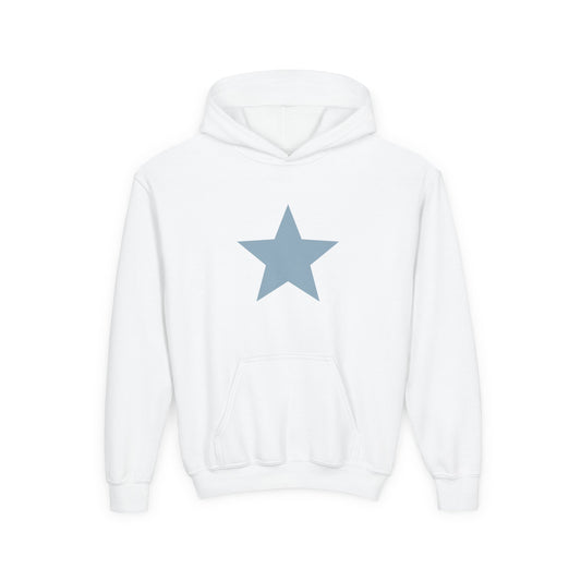 Youth Star Print Hooded Sweatshirt