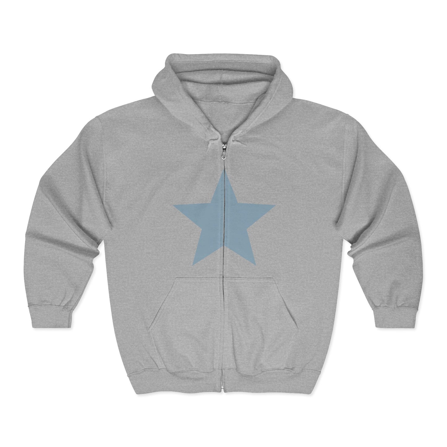 Shooting Star Zip Hoodie, Cozy Sweatshirt for All Seasons, Korean
