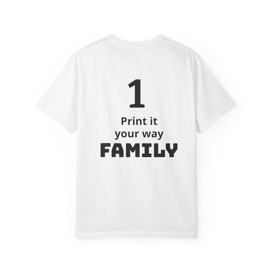 Family Number Rainbow T Shirts, Group Tee