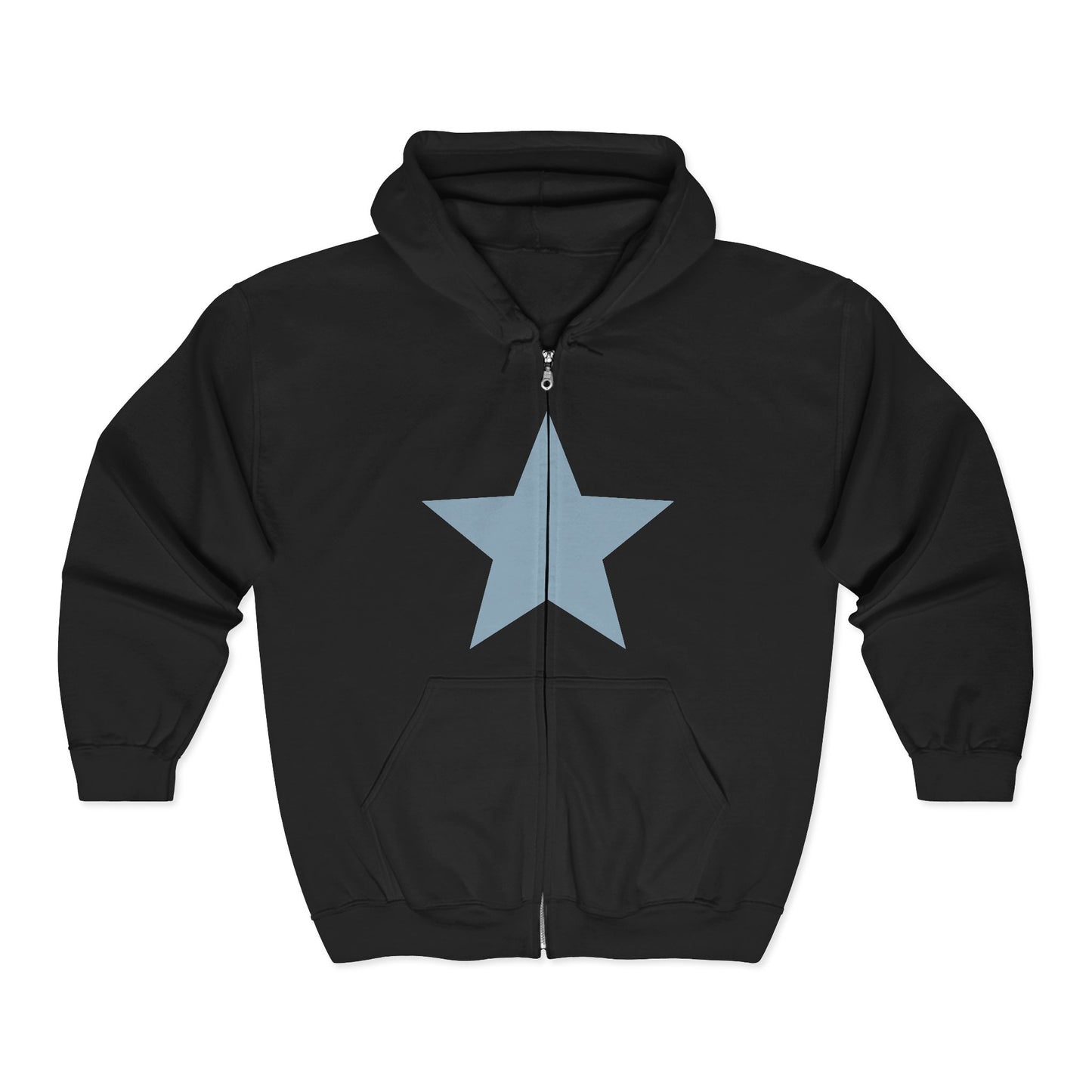 Shooting Star Zip Hoodie, Cozy Sweatshirt for All Seasons, Korean