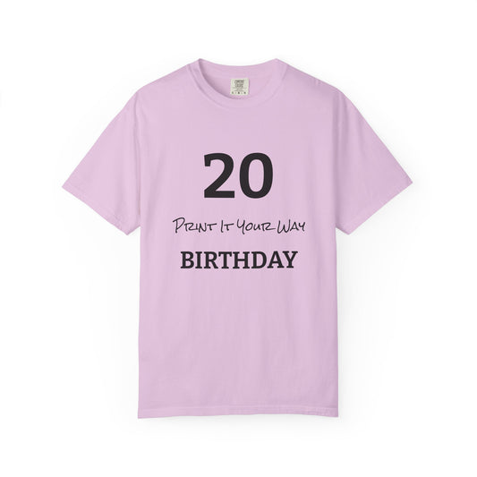 Birthday Custom T-Shirt — Birthday Gift Tee for Dad