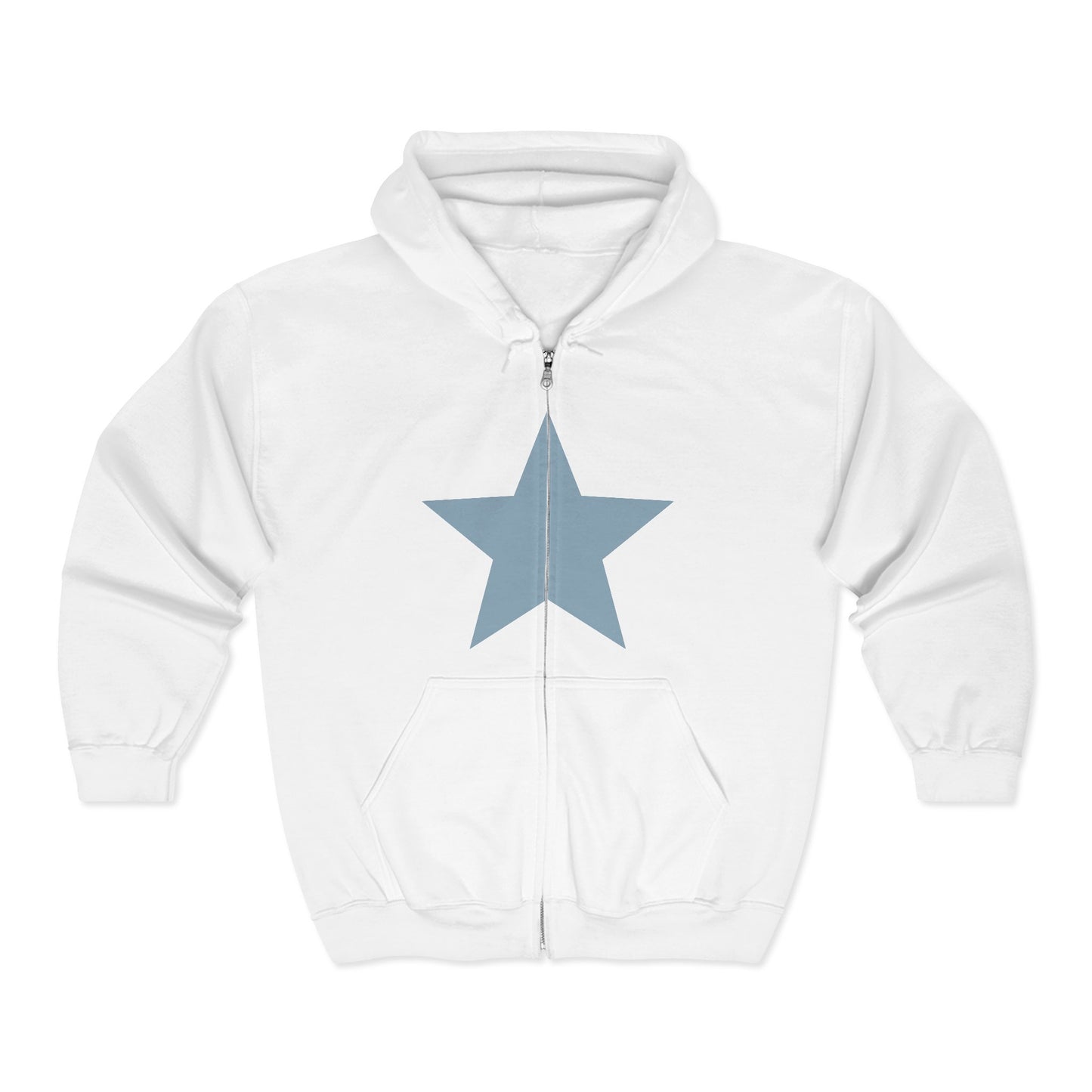 Shooting Star Zip Hoodie, Cozy Sweatshirt for All Seasons, Korean