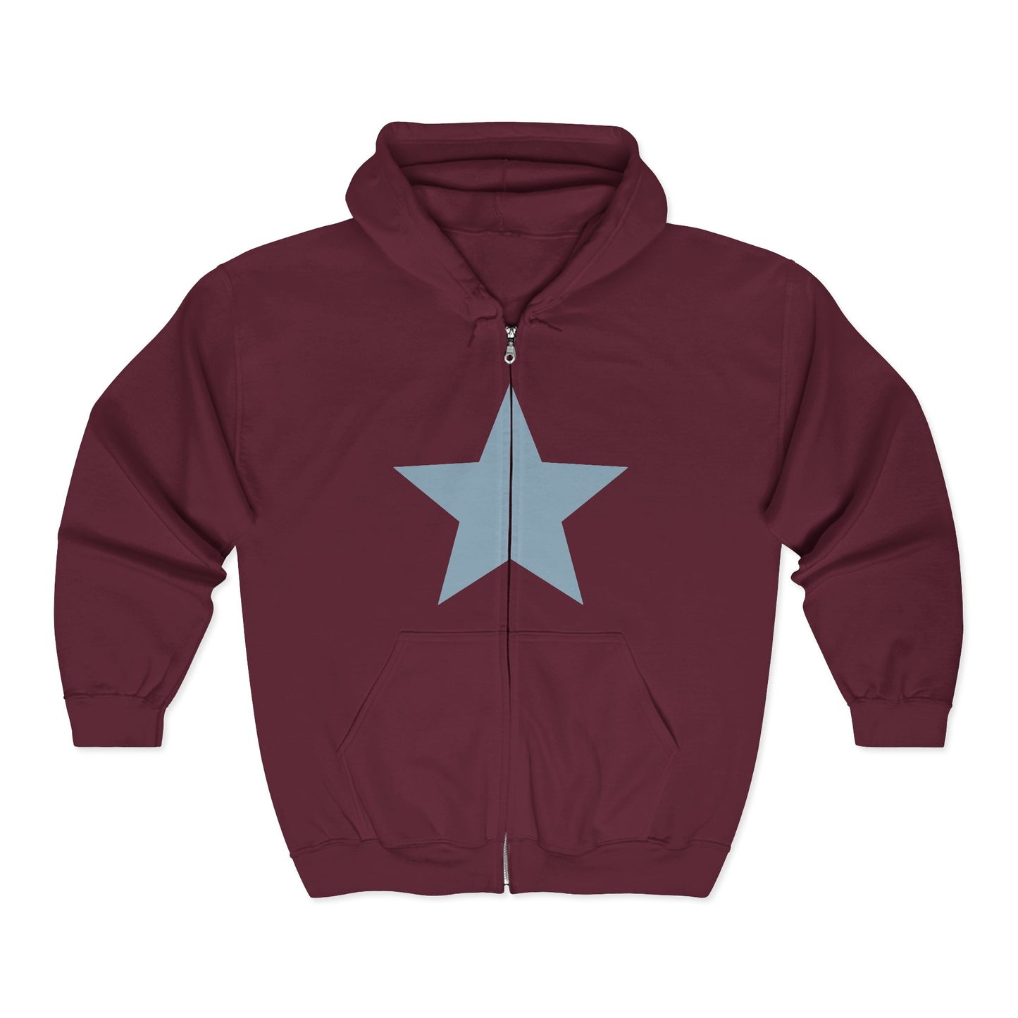 Shooting Star Zip Hoodie, Cozy Sweatshirt for All Seasons, Korean
