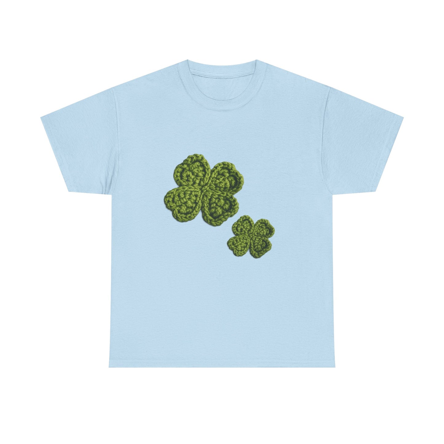 Clover Crochet Tee — Green Shamrock St. Patrick's Day T-Shirt