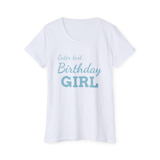 Birthday Girl Organic T-Shirt, Eco-Friendly Tee