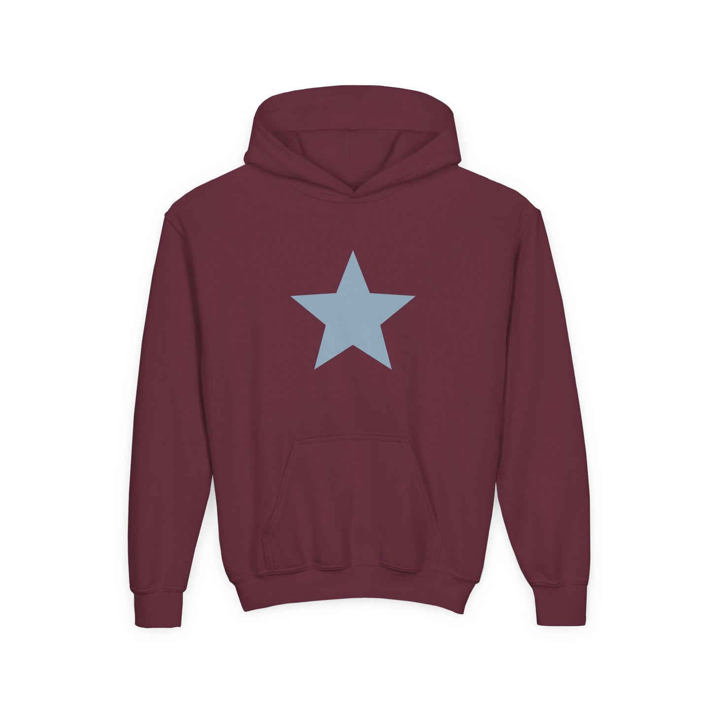 Youth Star Print Hooded Sweatshirt