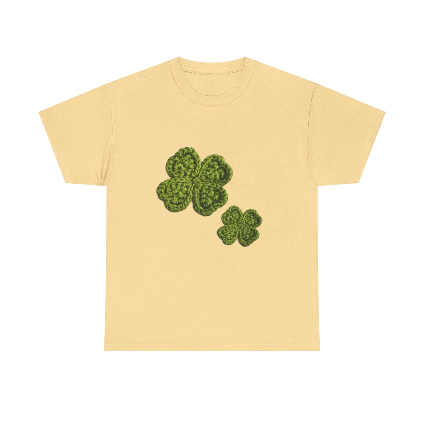 Clover Crochet Tee — Green Shamrock St. Patrick's Day T-Shirt