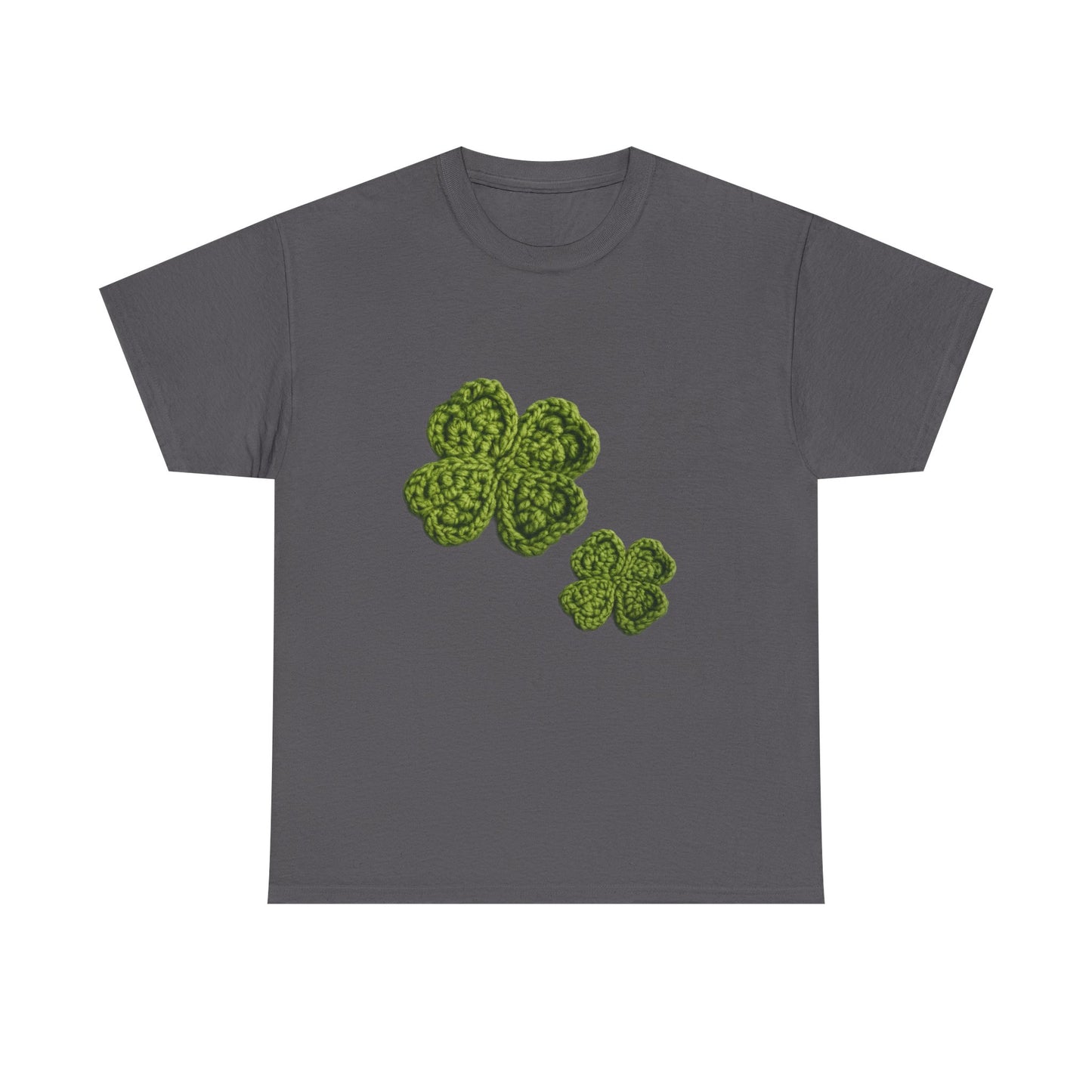 Clover Crochet Tee — Green Shamrock St. Patrick's Day T-Shirt