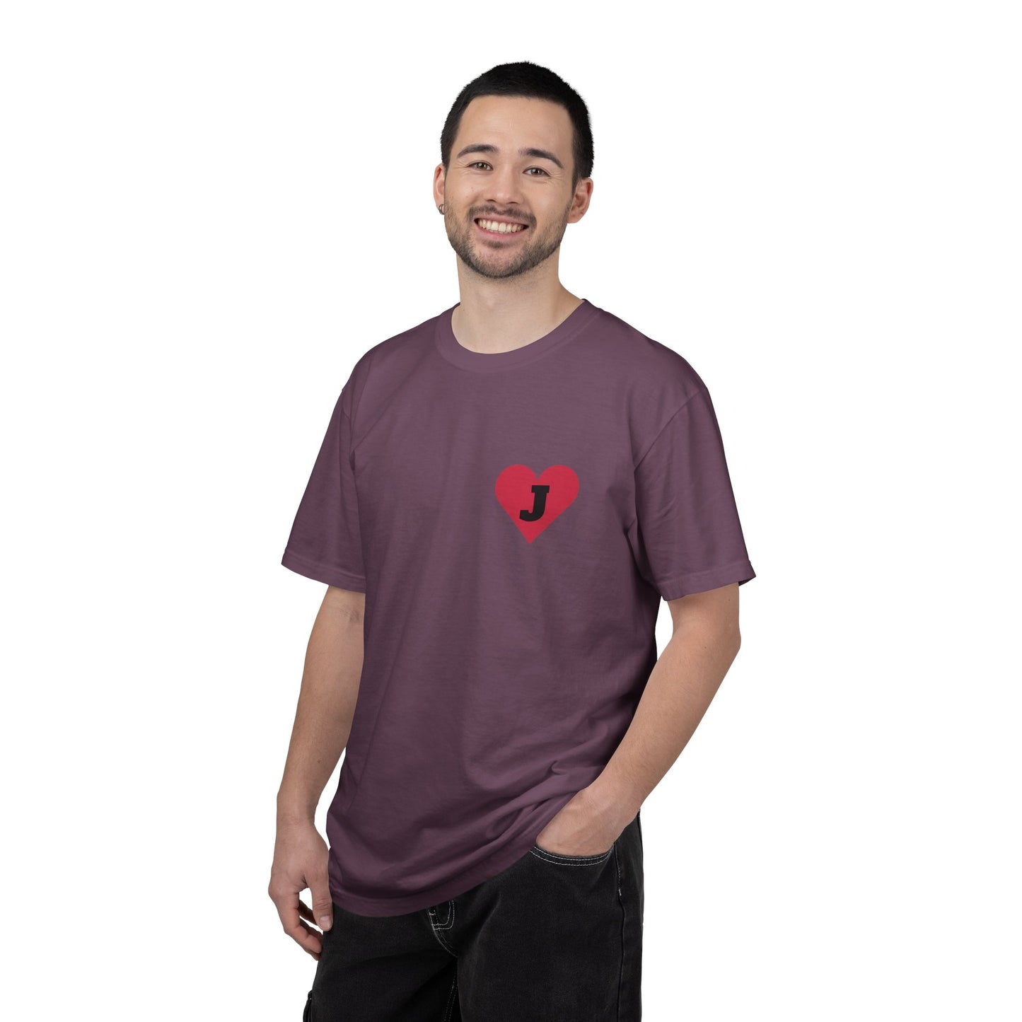 Heart Initial Graphic Tee