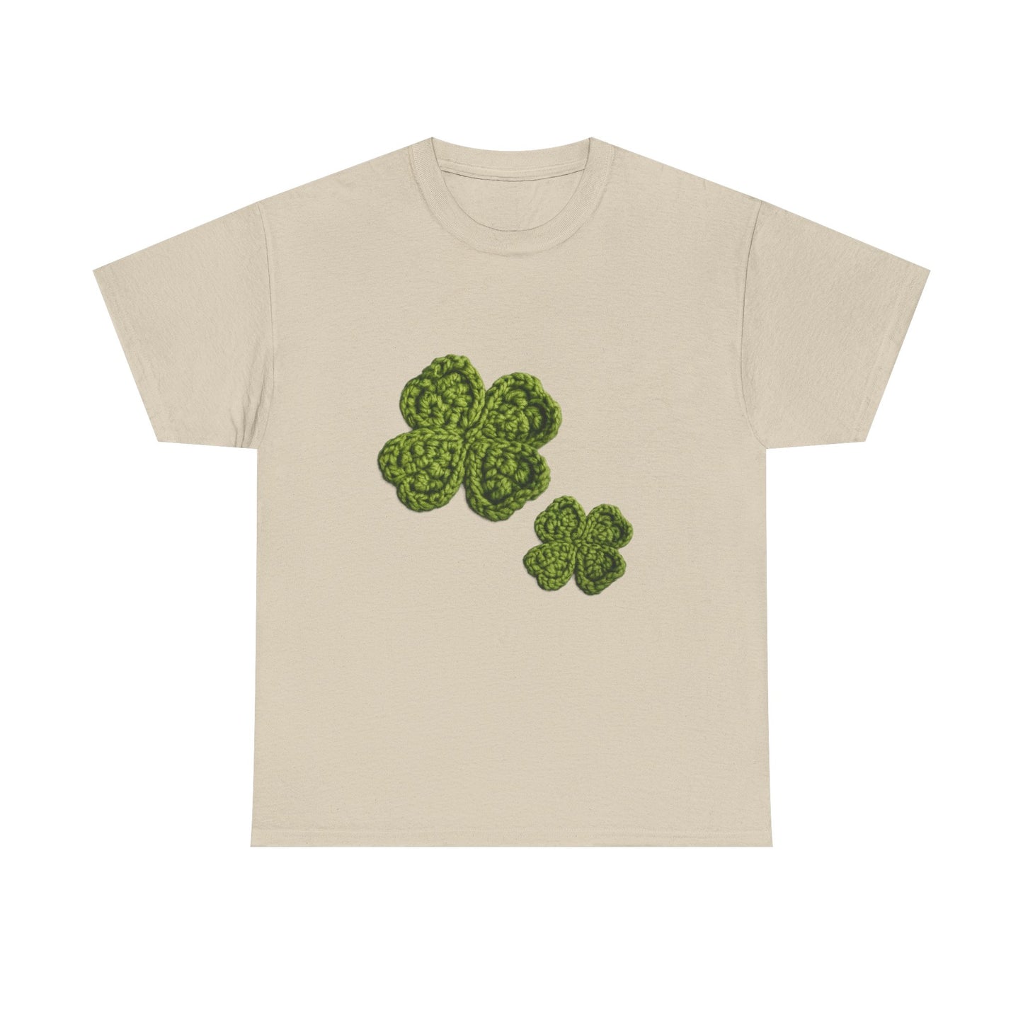 Clover Crochet Tee — Green Shamrock St. Patrick's Day T-Shirt
