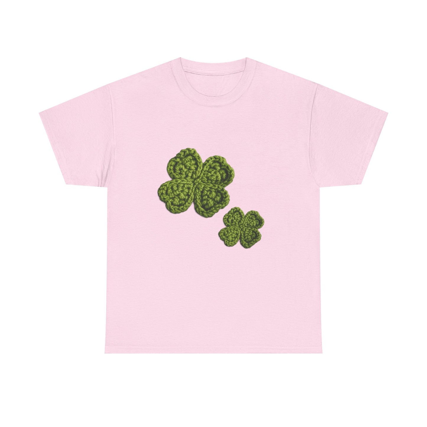 Clover Crochet Tee — Green Shamrock St. Patrick's Day T-Shirt