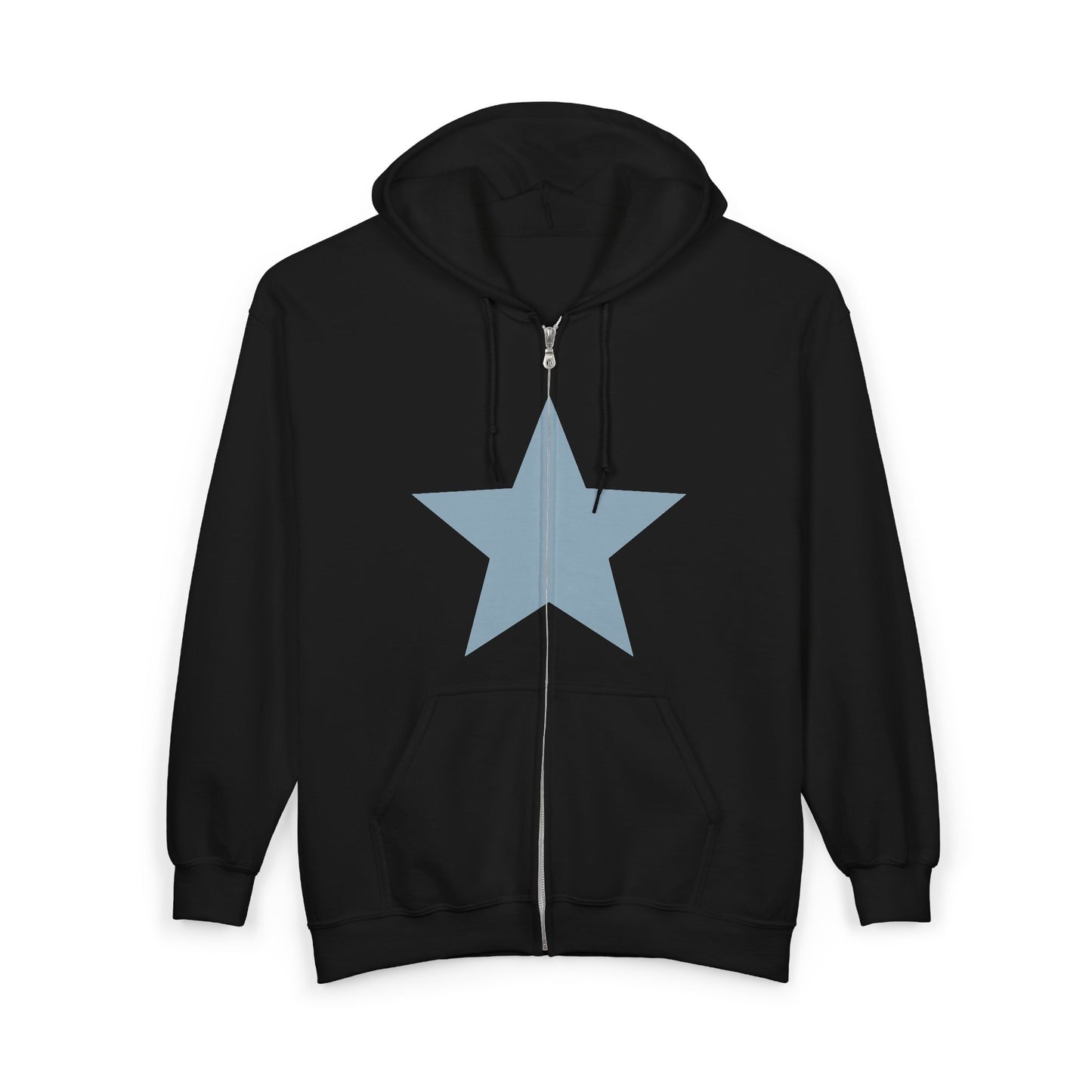 Shooting Star Zip Hoodie, Cozy Sweatshirt for All Seasons, Korean