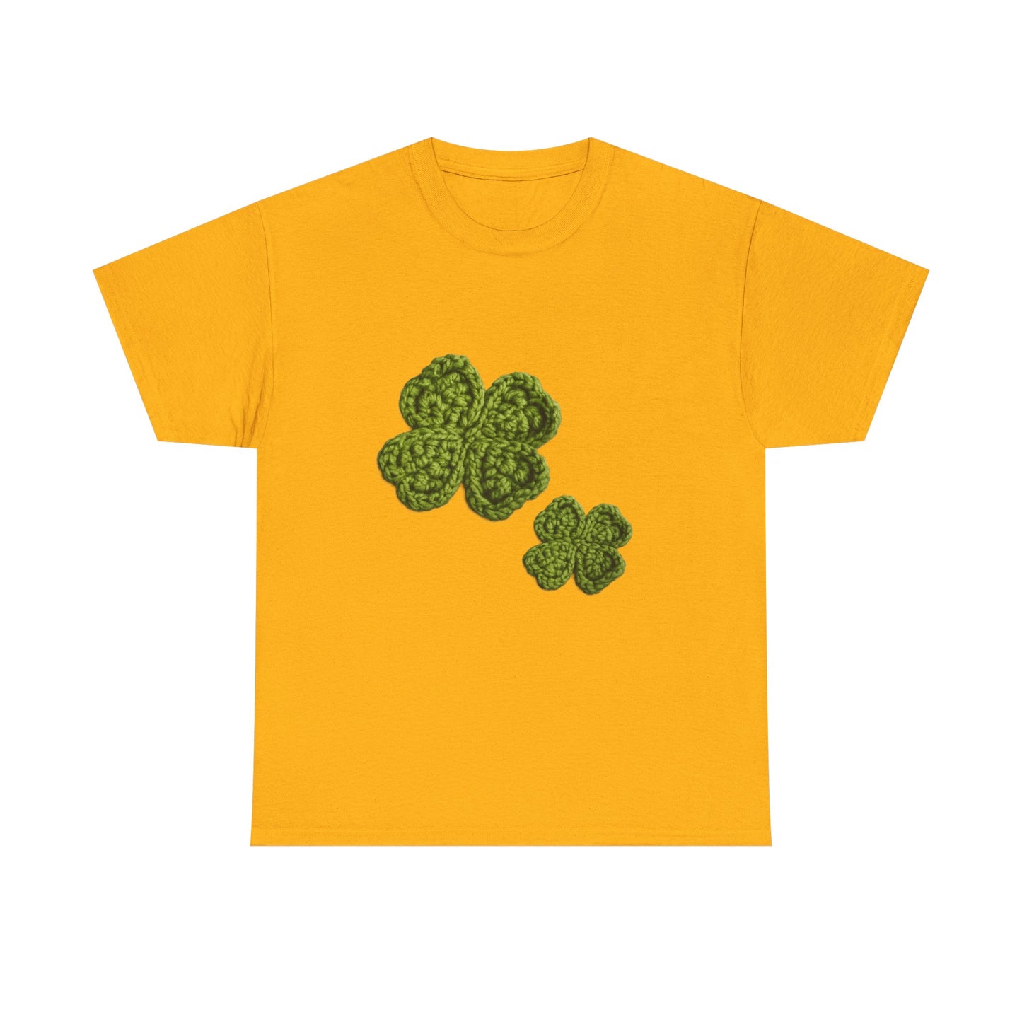 Clover Crochet Tee — Green Shamrock St. Patrick's Day T-Shirt