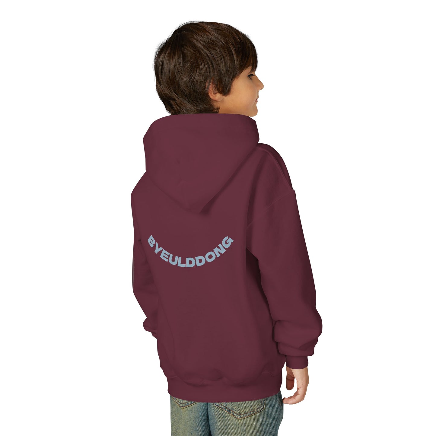 Youth Star Print Hooded Sweatshirt