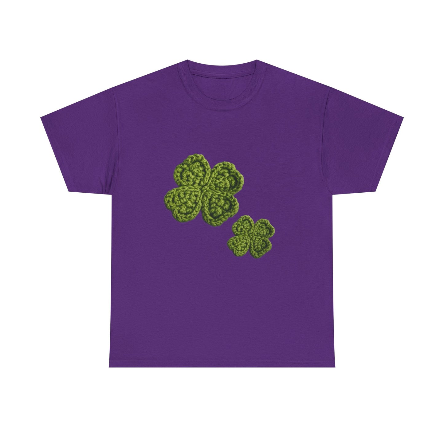 Clover Crochet Tee — Green Shamrock St. Patrick's Day T-Shirt