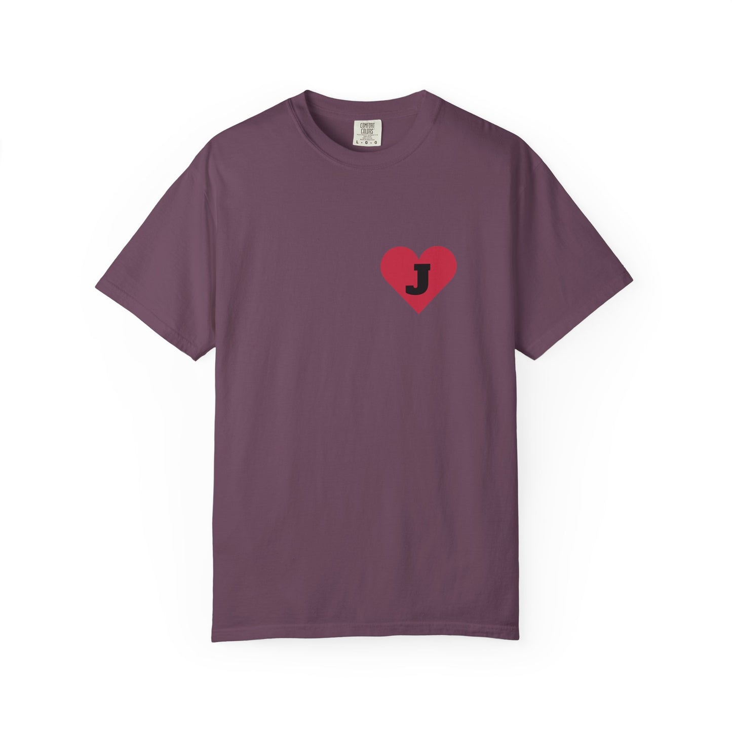Heart Initial Graphic Tee