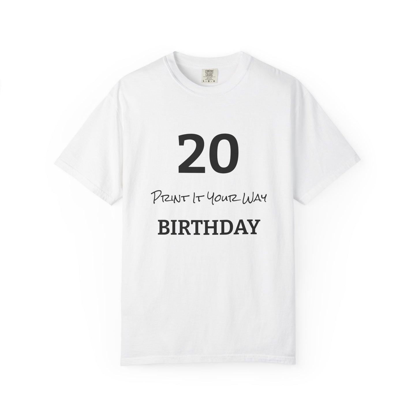 Birthday Custom T-Shirt — Birthday Gift Tee for Dad