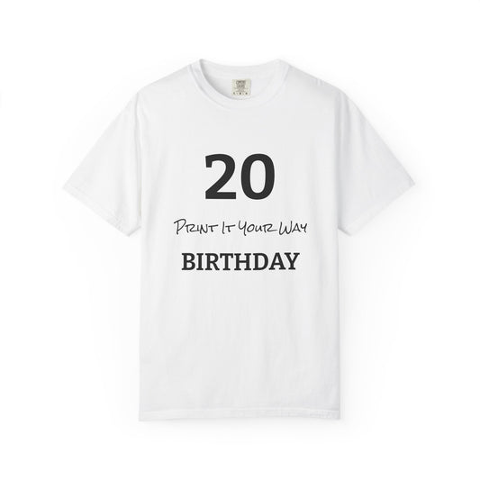 Birthday Custom T-Shirt — Birthday Gift Tee for Dad