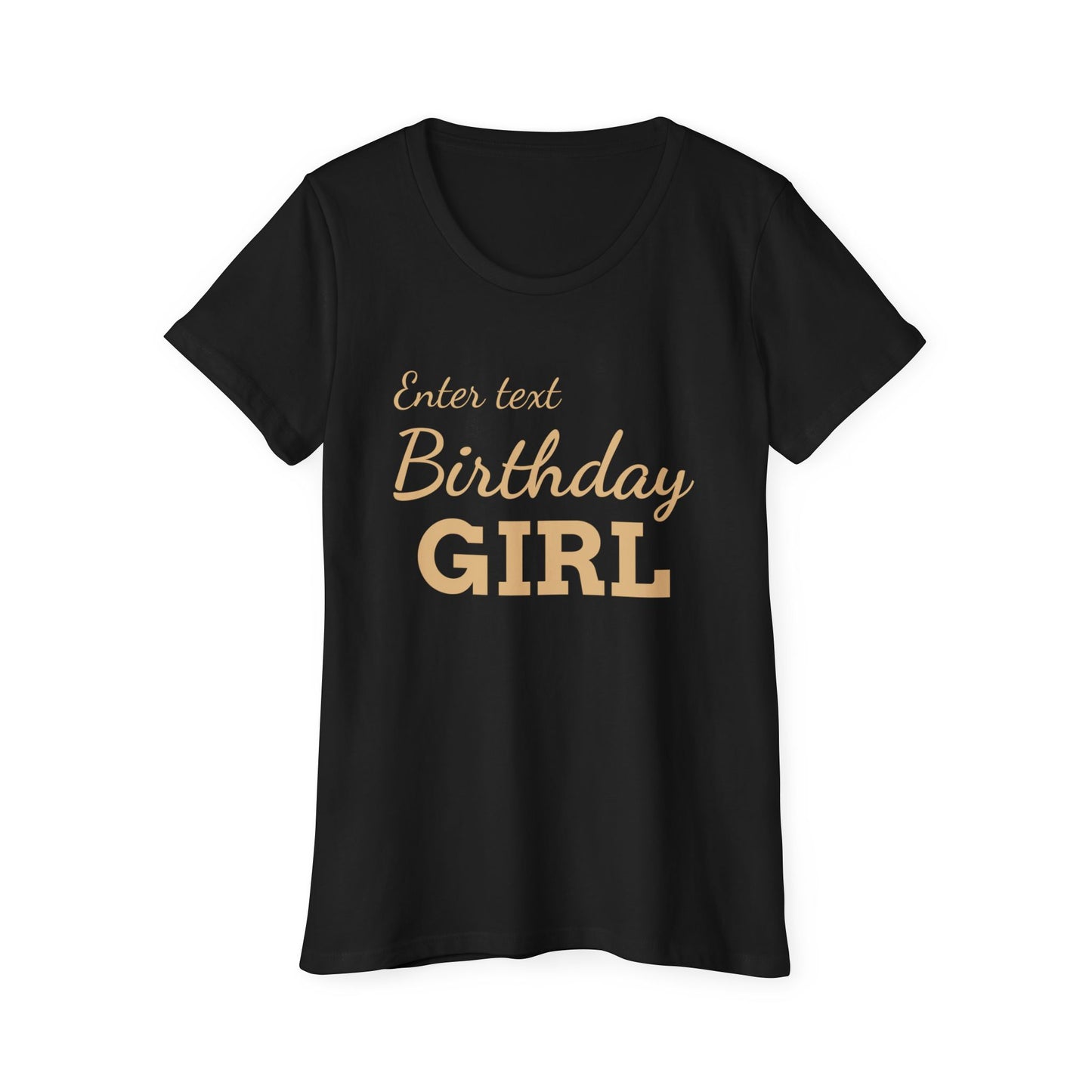 Birthday Girl Organic T-Shirt, Eco-Friendly Tee