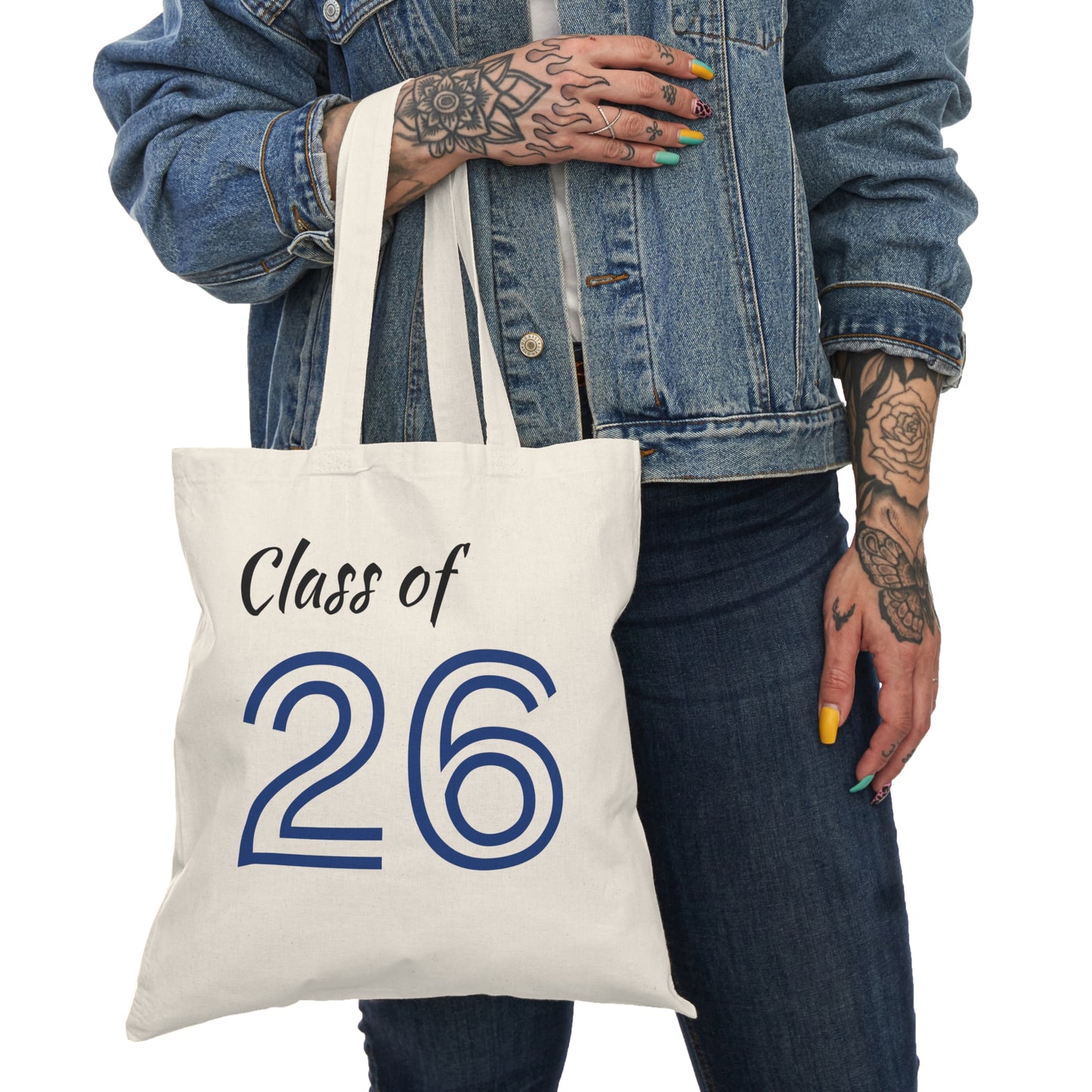 Class of Tote Bag — Graduation Canvas Gift Bag